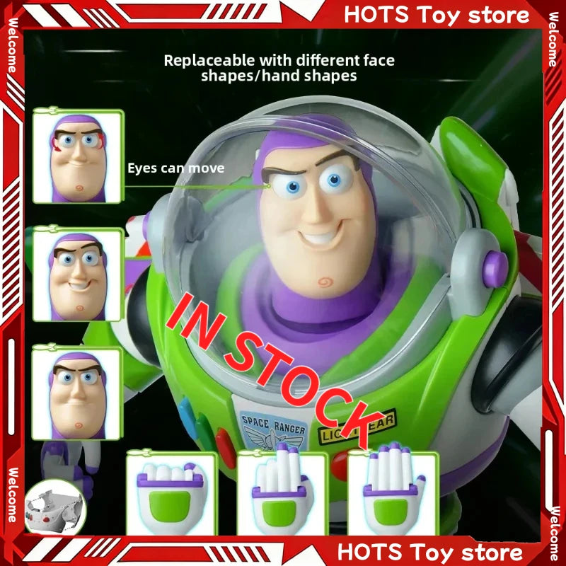 In Stock Disney Toy Story Buzz Lightyear Action Figure 17 Movable Joints Full Possible Collectible Assembled Model Toys Gift