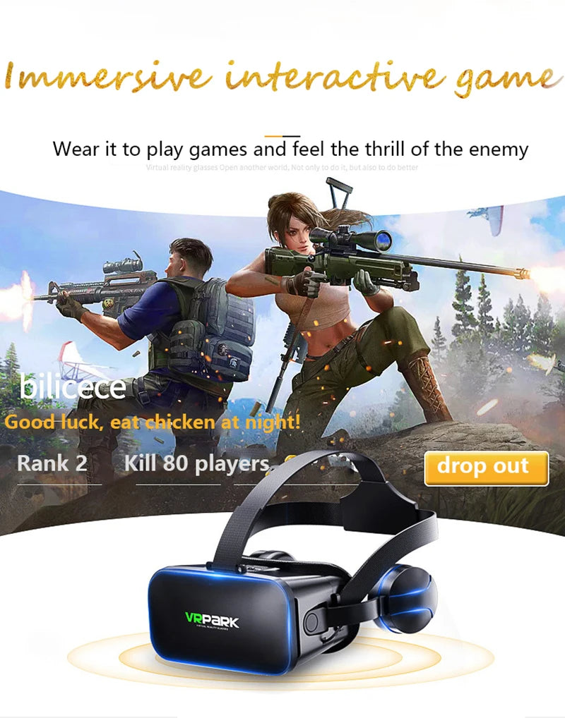 VR Glasses 3D Virtual Reality Headset
