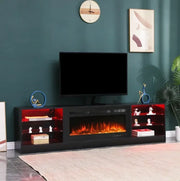 High-Gloss TV with LED Lighting