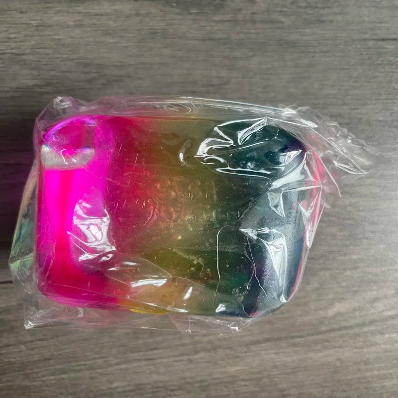 New Needoh 2026 Rainbow Cube Extrusion Decompression Toy Cube, Decompression Toy, Extrusion Sensory Toy, Soft Sensory Toy