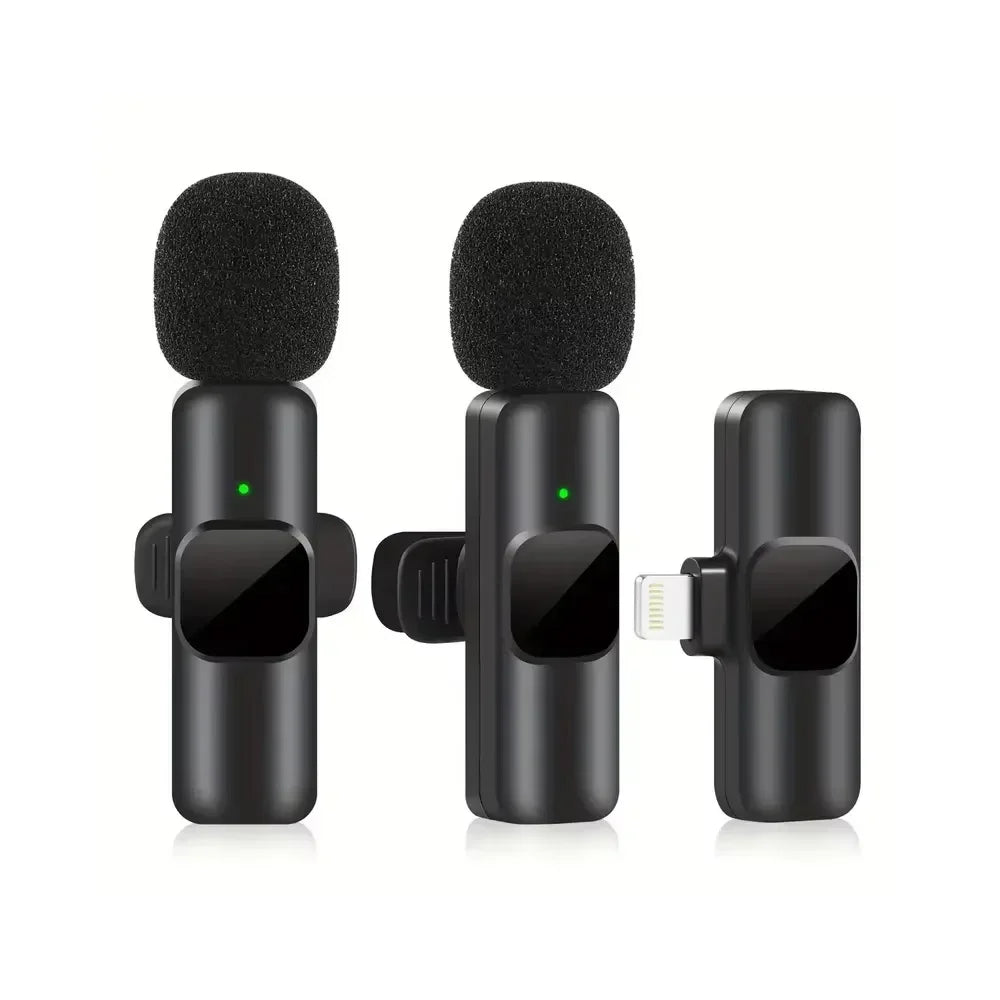 NEW Wireless Lavalier Microphone for Live Streaming/YouTube/TikTok/Facebook Live Noise Reduction Mic For iPhone/Android