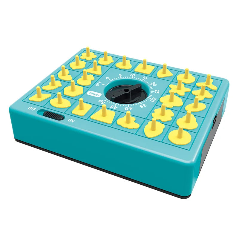 Children Time Board Puzzle Educational Table Toy Hape Matching Popup Tray Toy Set with Timer Kids Cognitive Party Family Game