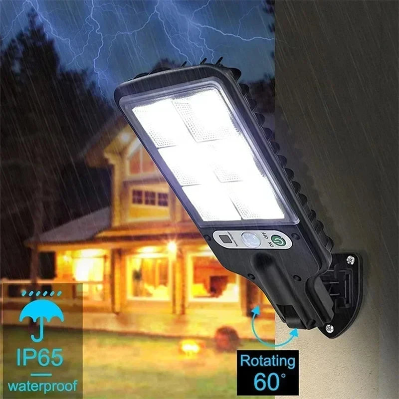 Illuminate your outdoor space with these stylish garden solar lamps. The wall-mounted lights provide a warm and inviting glow, perfect for enhancing your garden or outdoor area.
