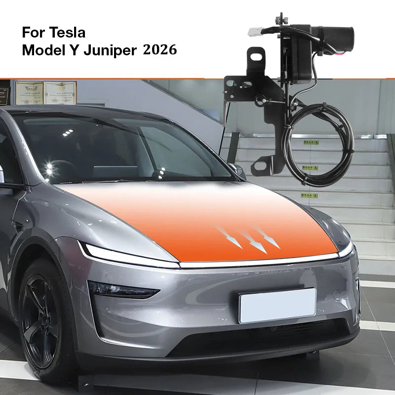 For Tesla Model Y 2025 2026 Electric Suction Soft Close Power Frunk Automatic Hood Upgrade Easy Install Enhanced Convenience
