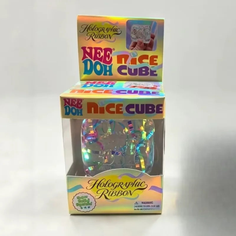 2026 Schylling Needoh Nice Cube Sensory Fidget Cube Stress Relief Anxiety Sensory Tool for Focus ADHD Office Desk Calming Gadget