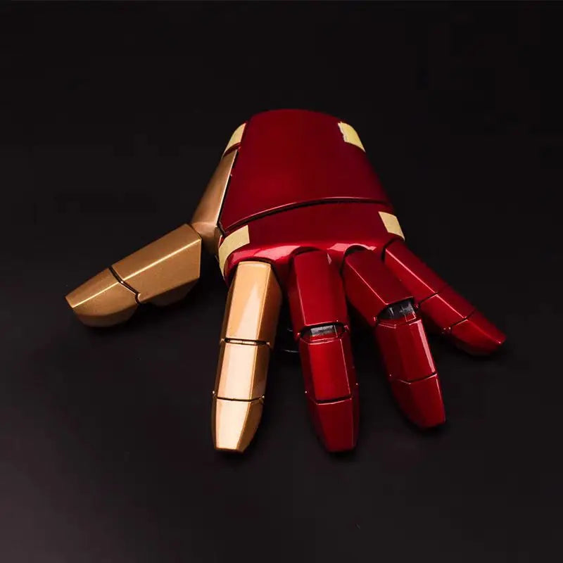 MK42 Figure Toy 1/1 Wearable Iron Man Armor Arm Palm With Led Light Halloween Party Carnival Props Cosplay Costumes Collection
