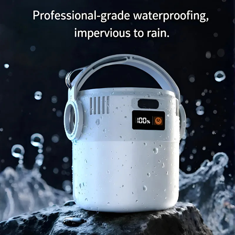 Solar Camping Lantern USB Rechargeable Outdoor Portable Waterproof Emergency Light for Hiking Backpacking Tent Activities