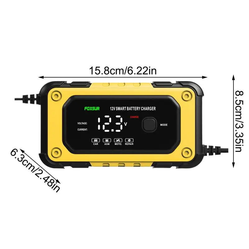 Stay charged and ready with this portable battery jumper starter power pack—featuring an LCD screen and powerful engine support for reliable jump starts anytime!