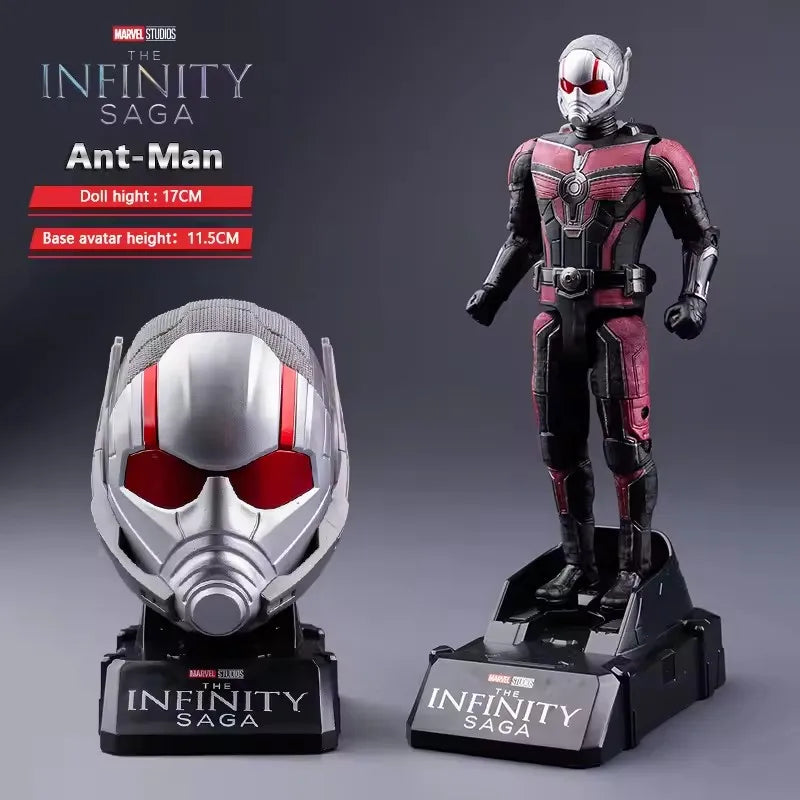 Marvel Action Figure Deformable Toy Iron Man MK3 Captain America Joints Mobility Head Shaped Statue Model Doll Toys Kids Gifts