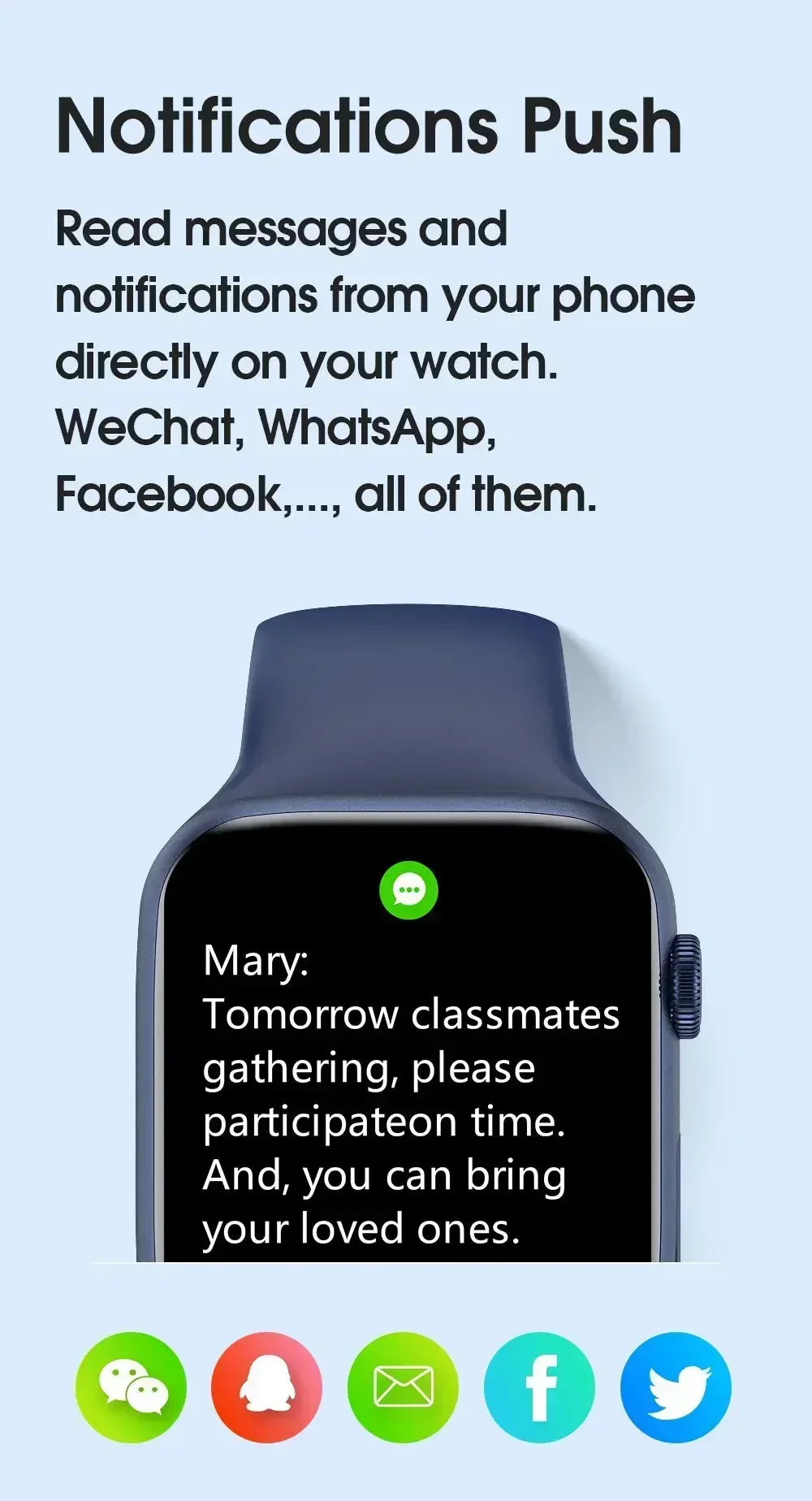Stay connected and track your health with this stylish smartwatch for men and women—compatible with Android and iOS!