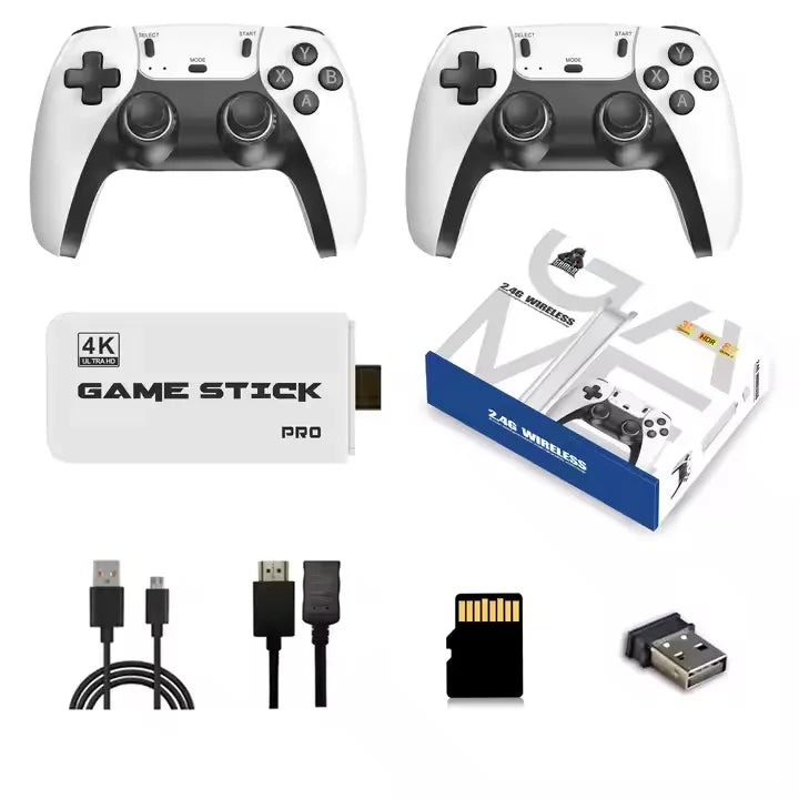 NEW M15 4K HD Retro Game Console,2.4G Wireless Controllers,20+ Simulators,GB2 DDR3 256MB,12 8G,40000 Games Retro Video Game Cons