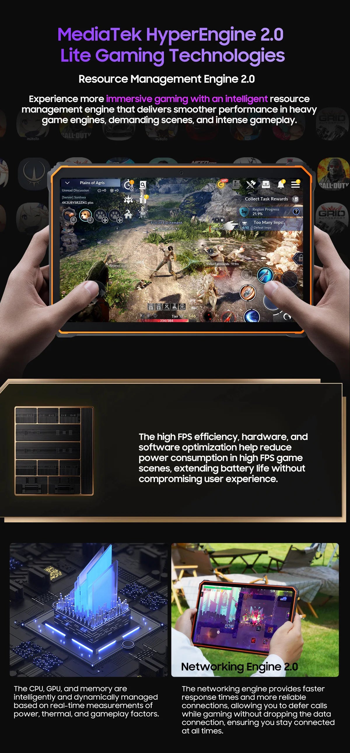 Blackview Active 8 Pro Rugged Tablets 22000mAh Battery Android 13 10.36" 2.4K Display 16GB 256GB Helio G99 48MP Camera Tablet PC