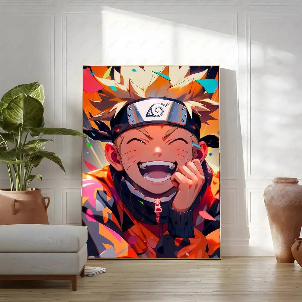 Naruto Anime Poster Rock Lee HD Canvas Wall Art Waterproof Print For Bedroom Living Room Home Decor Gift