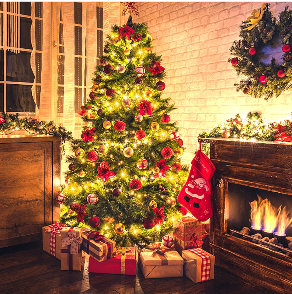 Outdoor Lights Garland 220V 110V US EU Plug Led String Light Waterproof Christmas Garden Wedding Decoration Xmas Light 10m -100m