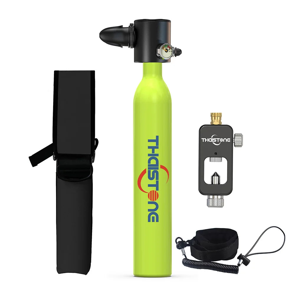 THAIITONEE-Mini Scuba Diving Tank, Underwater Swimming Swimmer, Cylinder Equipment, Dive Bottle, Oxygen, 0.5L, 5-10 Minutes