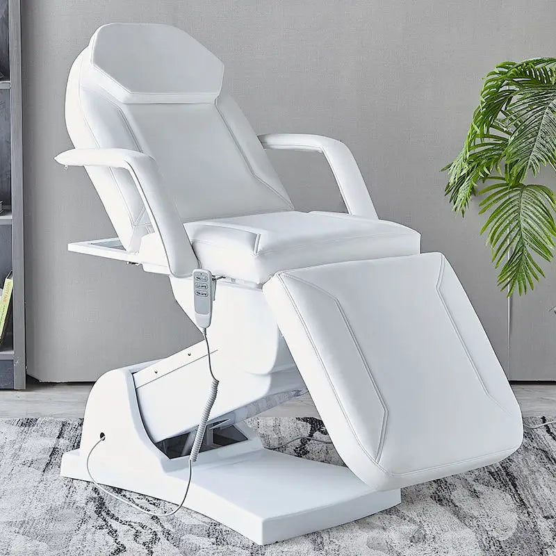 Electric Height Adjustable Massage Table Metal Frame Synthetic Leather Spa Treatment Bed For Beauty Salon Tattoo Studio