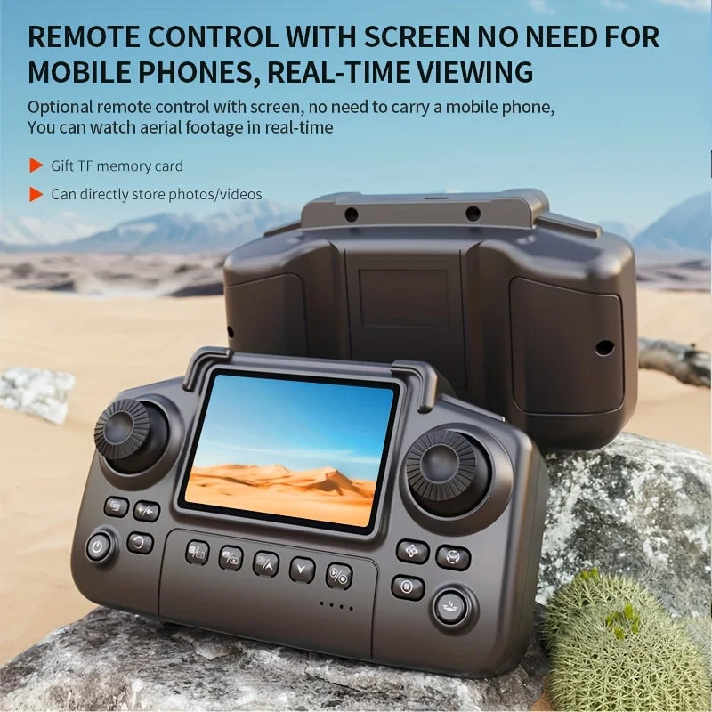 The Upgraded 2026 E99PRO MAX Drone Features Dual 8K Cameras, In-Screen Remote Control, Two Batteries, One-Key Return-to-Home, A Foldable Design, USB Charging, Wi-Fi Connectivity, and Flight Gaming Capabilities. This Drone Is