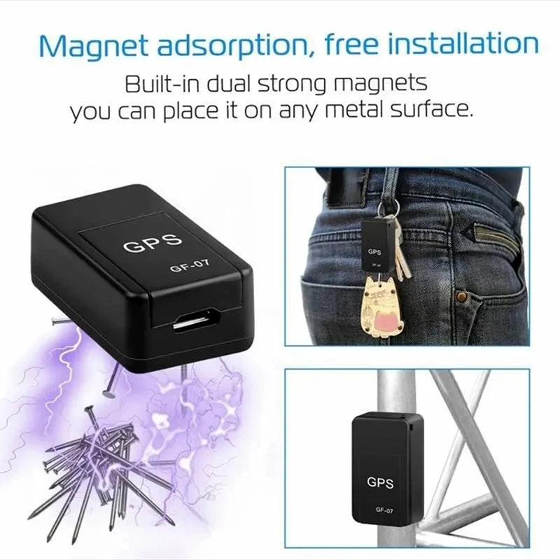 Gps Locator Remote Small Strong Magnetic Car Vehicle Anti-Theft and Loss Prevention Tracker Car Tracking Artifact Gf-07