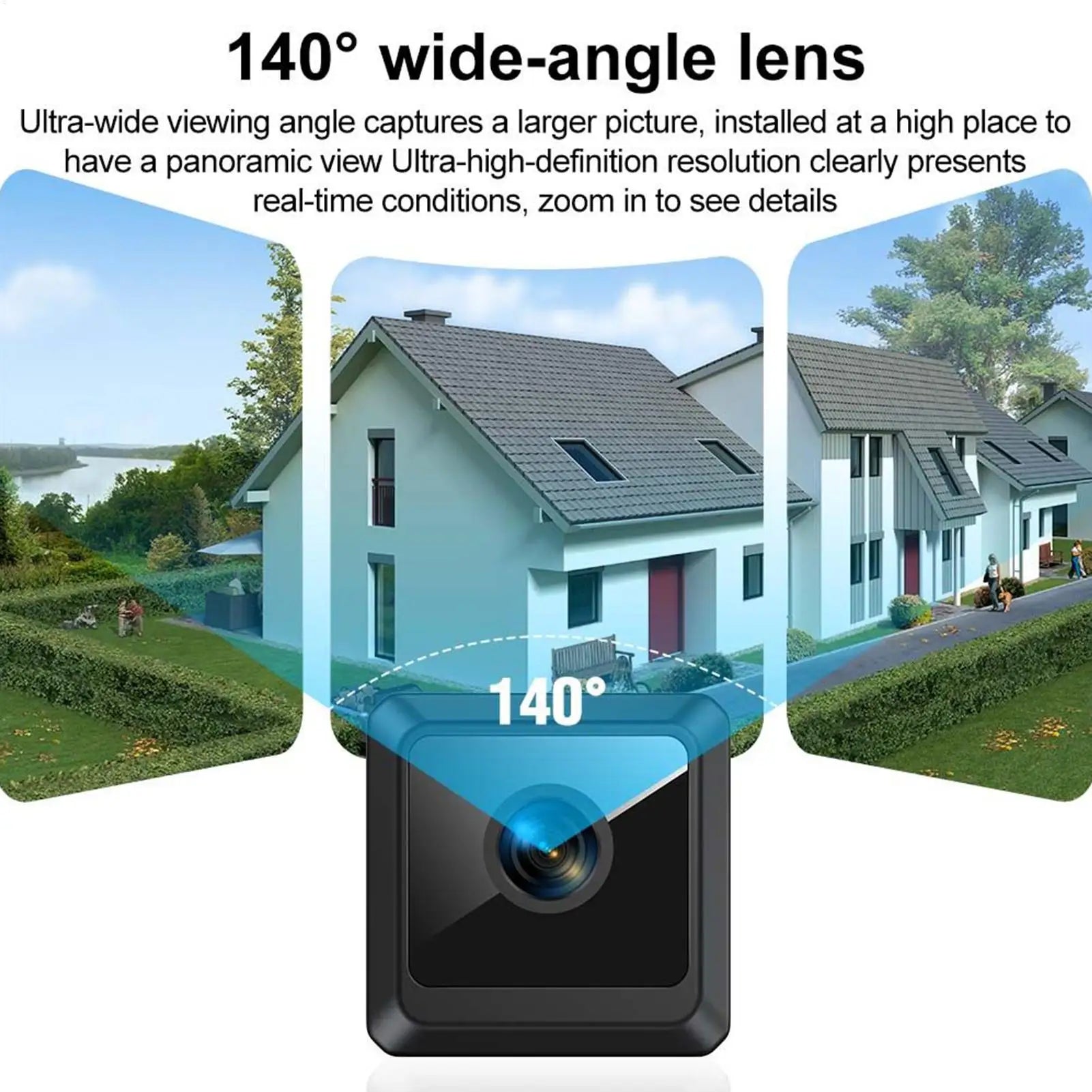 Keep an eye on what matters with this mini wireless 1080P monitor—portable, USB rechargeable, and supports memory card storage. Ideal for bedrooms, gardens, and more!