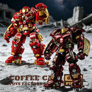 Mecha Iron Robot Bricks MOC Set Mechanical Hero Warrior Building Blocks Assembly Toys  Creative Action Figure Model Friend Gifts