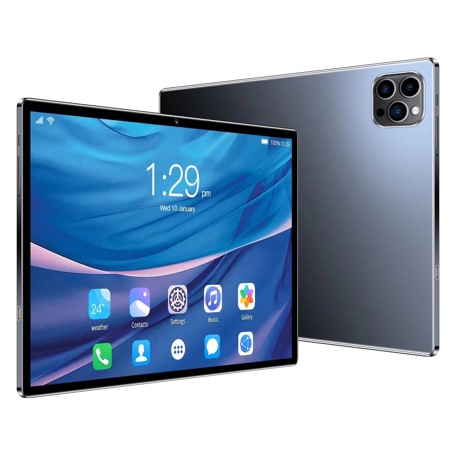 Stay connected and productive with this Android 13 tablet PC—featuring Wi-Fi, Bluetooth, 4GB RAM, 64GB storage, and dual SIM support for versatile use!