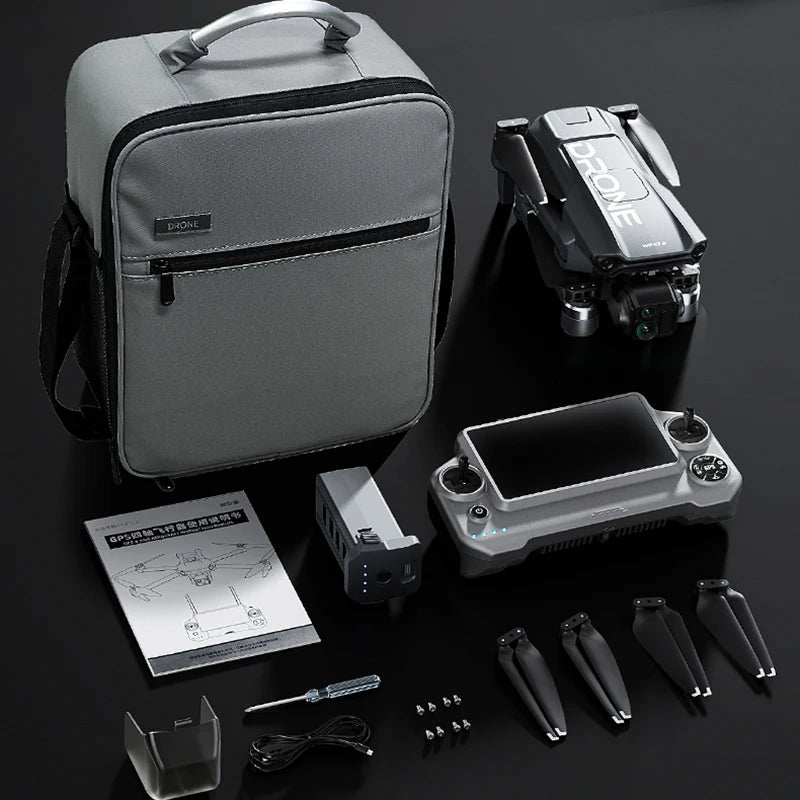 2025 New Wing 6 drone professional aerial photography HD 8K With Screen Remote Control Aircraft 20 Kilometer Obstacle Avoidance