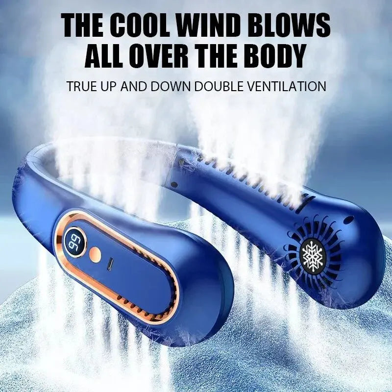 Portable neck fan