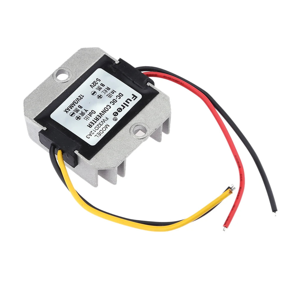 DC 5-32V to DC 12V 3A 36W Stabilizer Transformer Regulator Automatic Step Up Down Voltage Module LED Solar Car Power Converter