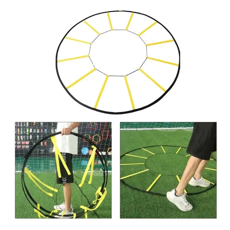 Circular Agile Training Props for High - Intensity Reactive Foot Training and Skill Football Basketball Multifunctional Ladder
