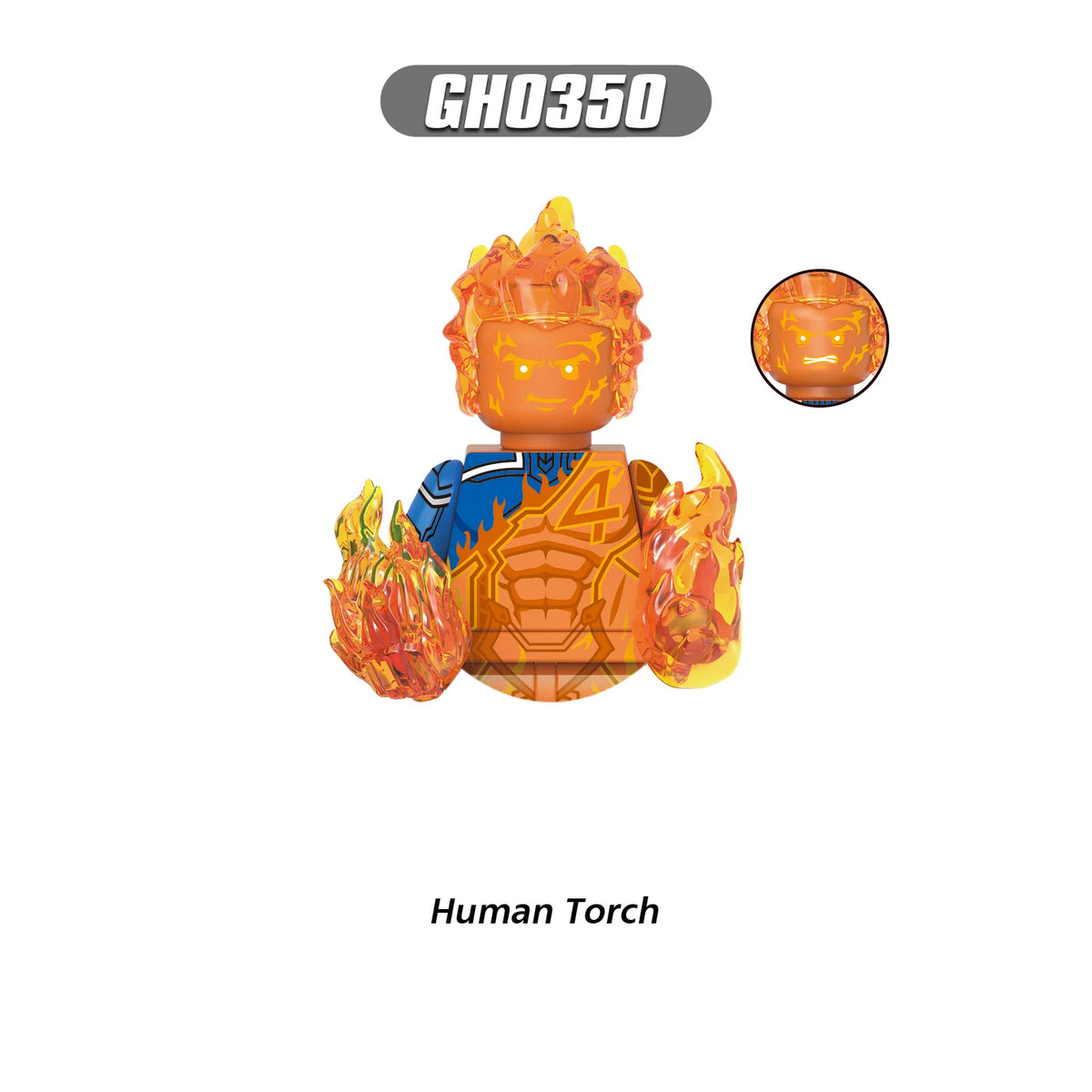 Marvel Mini assembly brick toys The Fantastic Four Superhero Building block Silver Surfer Galactus doll block toys party gifts