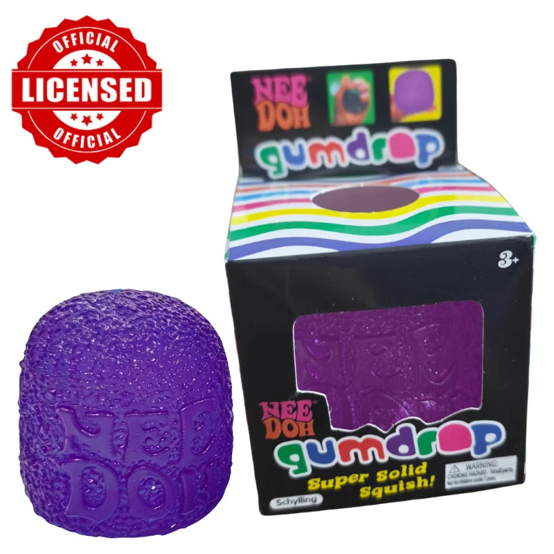 New Schylling NeeDoh Fuzz Ball & Maltose Candy Sensory Squeeze Toy Stress Relief Fidget Ball for Adults Kids Toy