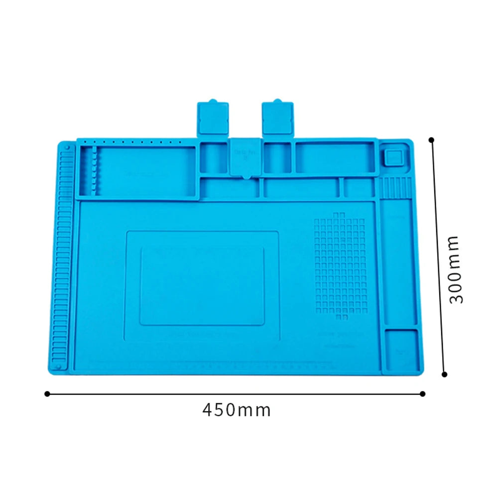 Silicone Heat Insulation Pad Remove solder pad ESD AntistaticHigh temperature resistance Phone Motherboard Repair Working Pad