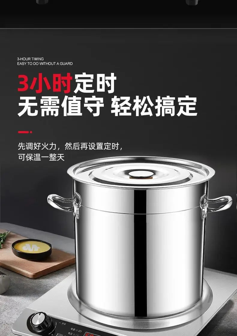 5000W induction cooker household kitchen concave high-power fire multi-functional new wok integrated furnace new style