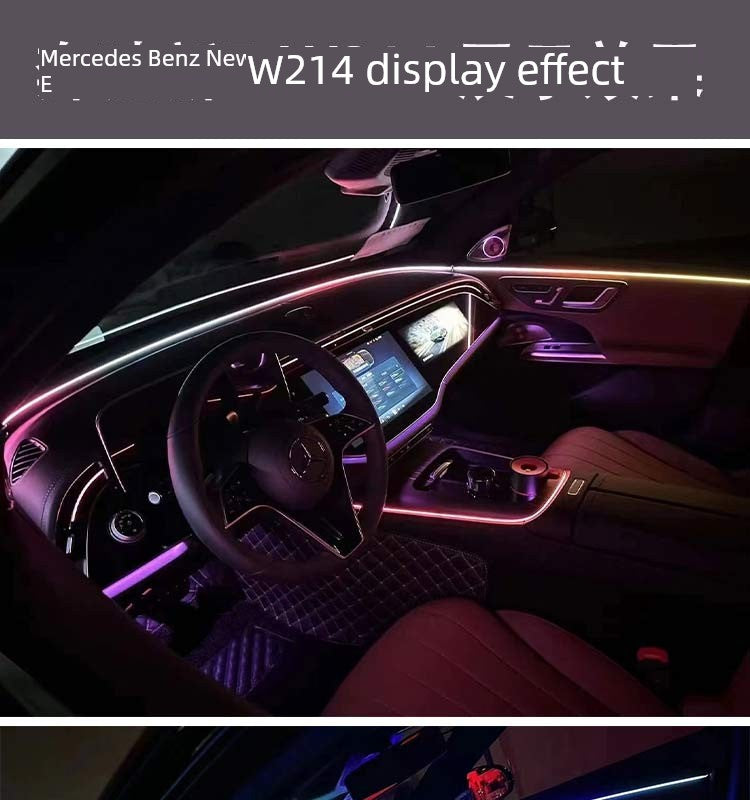 24 Mercedes-Benz E300L Luminous Turbine Air Outlet Ambience Light E260l Luminous Cover Ambience Light Rotate Treble