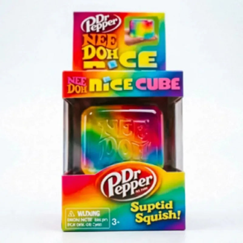 New Needoh 2026 Rainbow Cube Extrusion Decompression Toy Cube, Decompression Toy, Extrusion Sensory Toy, Soft Sensory Toy