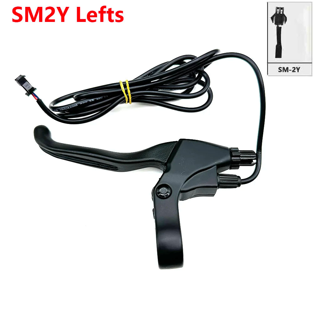 Cut Power-Off Brake Lever Folding Electric Scooter Replacement Brake Handle Lever for E-Bike EBIKe SM 2Pin Aluminum Alloy Lever
