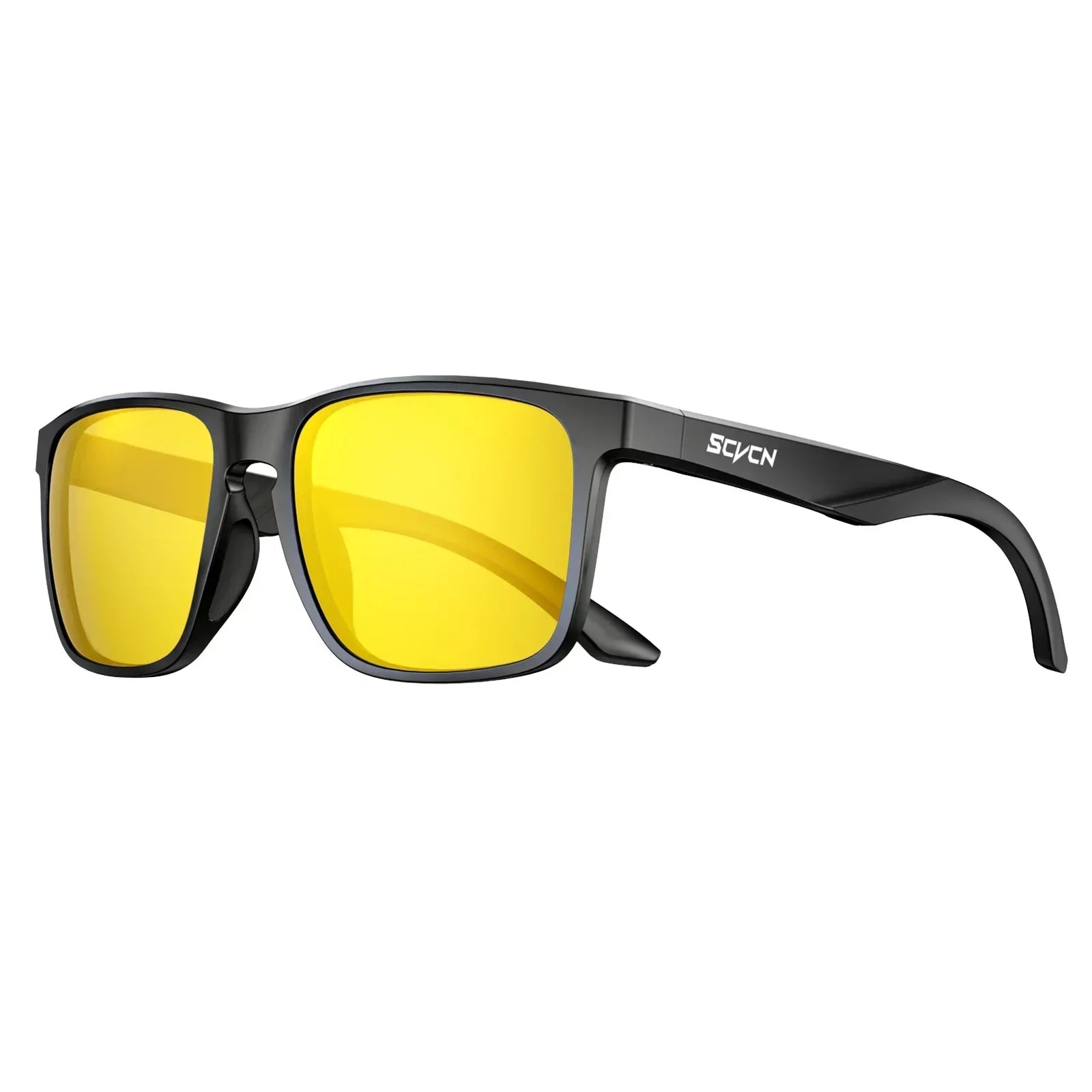SCVCN Night Vision Glasses Fashion Sunglasses Y2K Trave Cycling Glasses Driving UV400 Mtb Fishing Sports Goggles Oversized Man