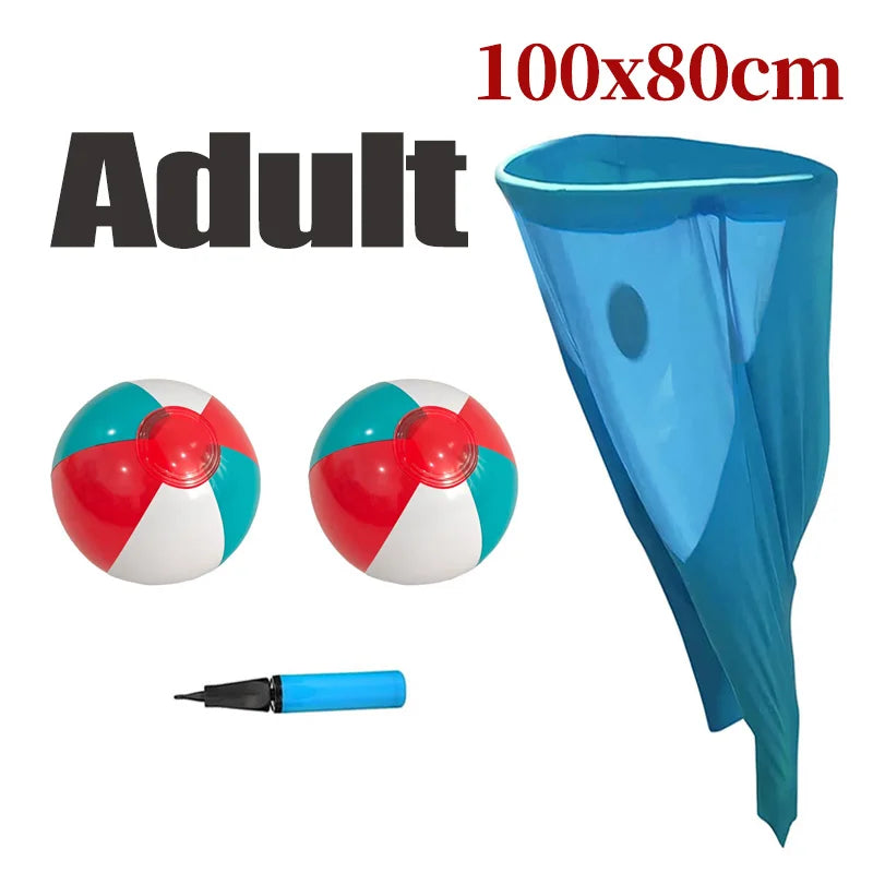 Granny Pants Yard Game Toy with Bouncy Ball Pump Fun Party Family Reunion Outdoor Props Tossing Sport Games for Adults Kids