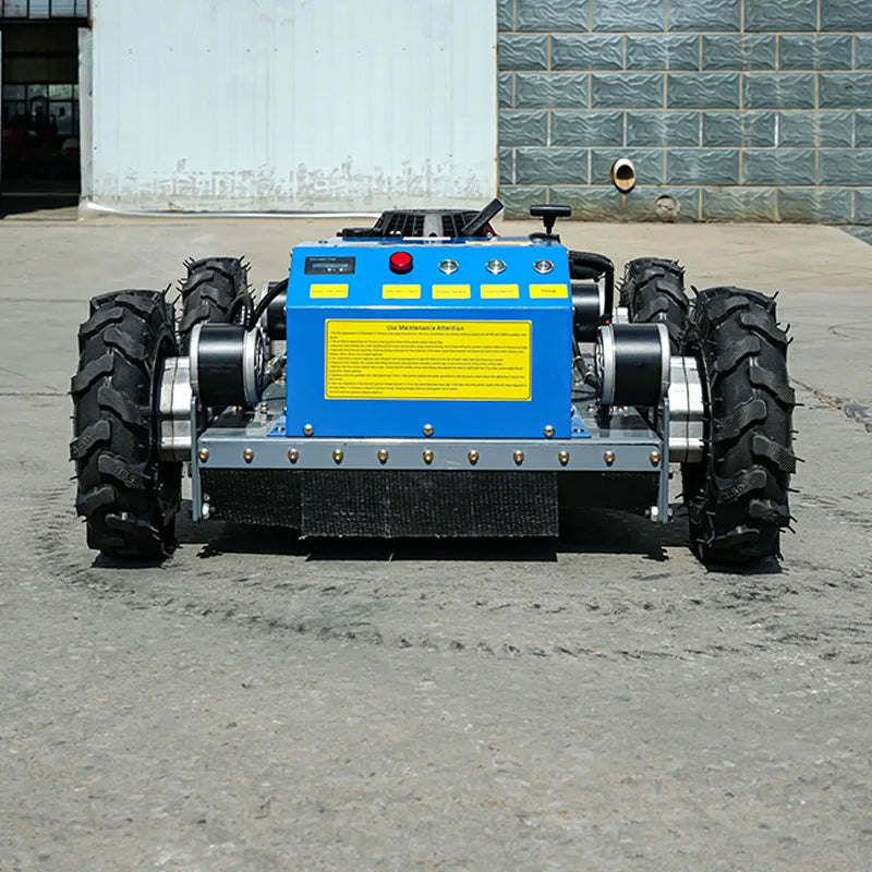 SH-550S Customized Agriculture Remote-Controlled Robotic Flail Mower Diesel Zero Turn Remote Control Track Lawn Mower for Sale