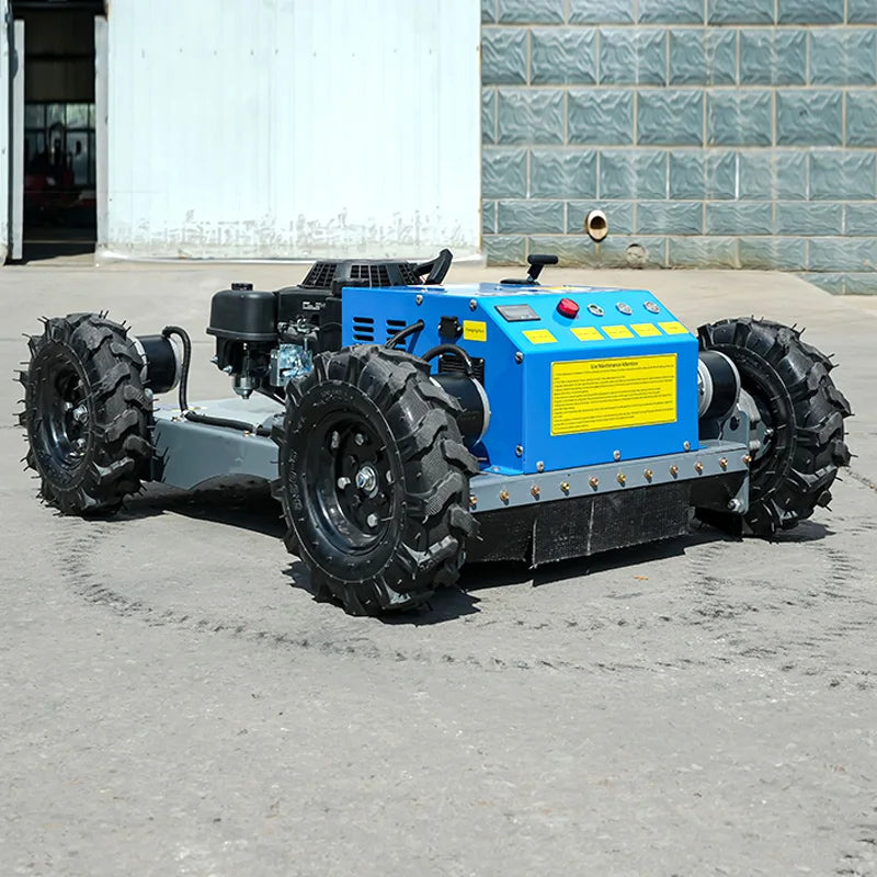 SH-550S Customized Agriculture Remote-Controlled Robotic Flail Mower Diesel Zero Turn Remote Control Track Lawn Mower for Sale