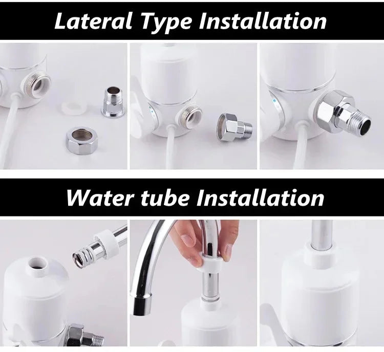 220V 3000W Electric Water Heater Kitchen Instant Hot Water Tap Heater Water Faucet Instantaneous Heater Heating Tap