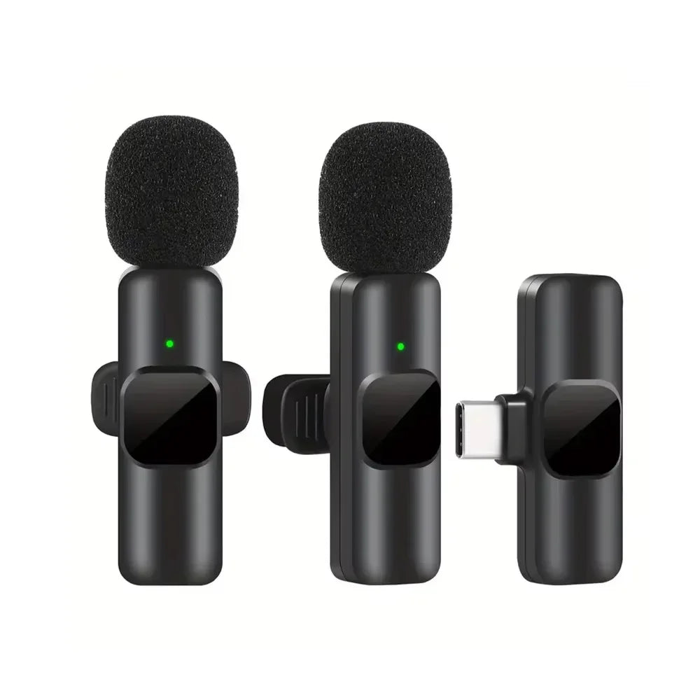 NEW Wireless Lavalier Microphone for Live Streaming/YouTube/TikTok/Facebook Live Noise Reduction Mic For iPhone/Android