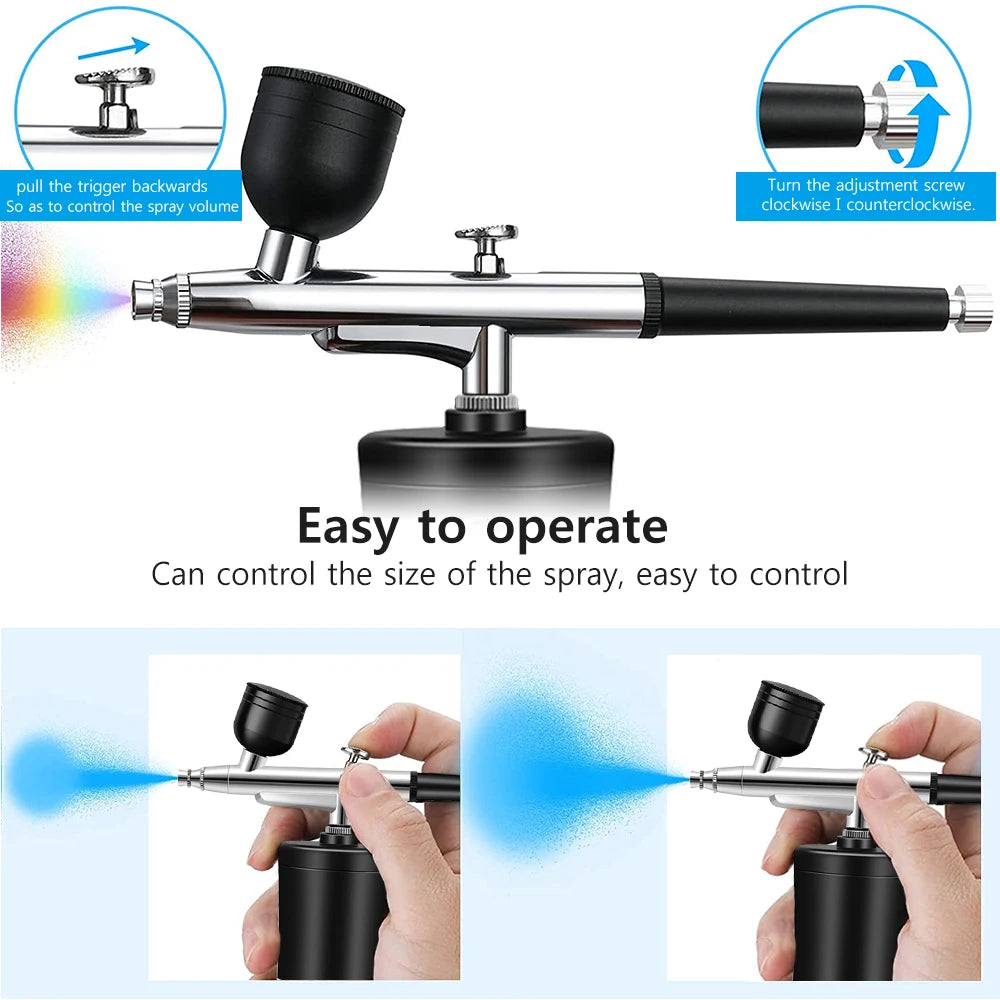 Airbrush Nails Compressor for Painting & Makeup (Wireless)
