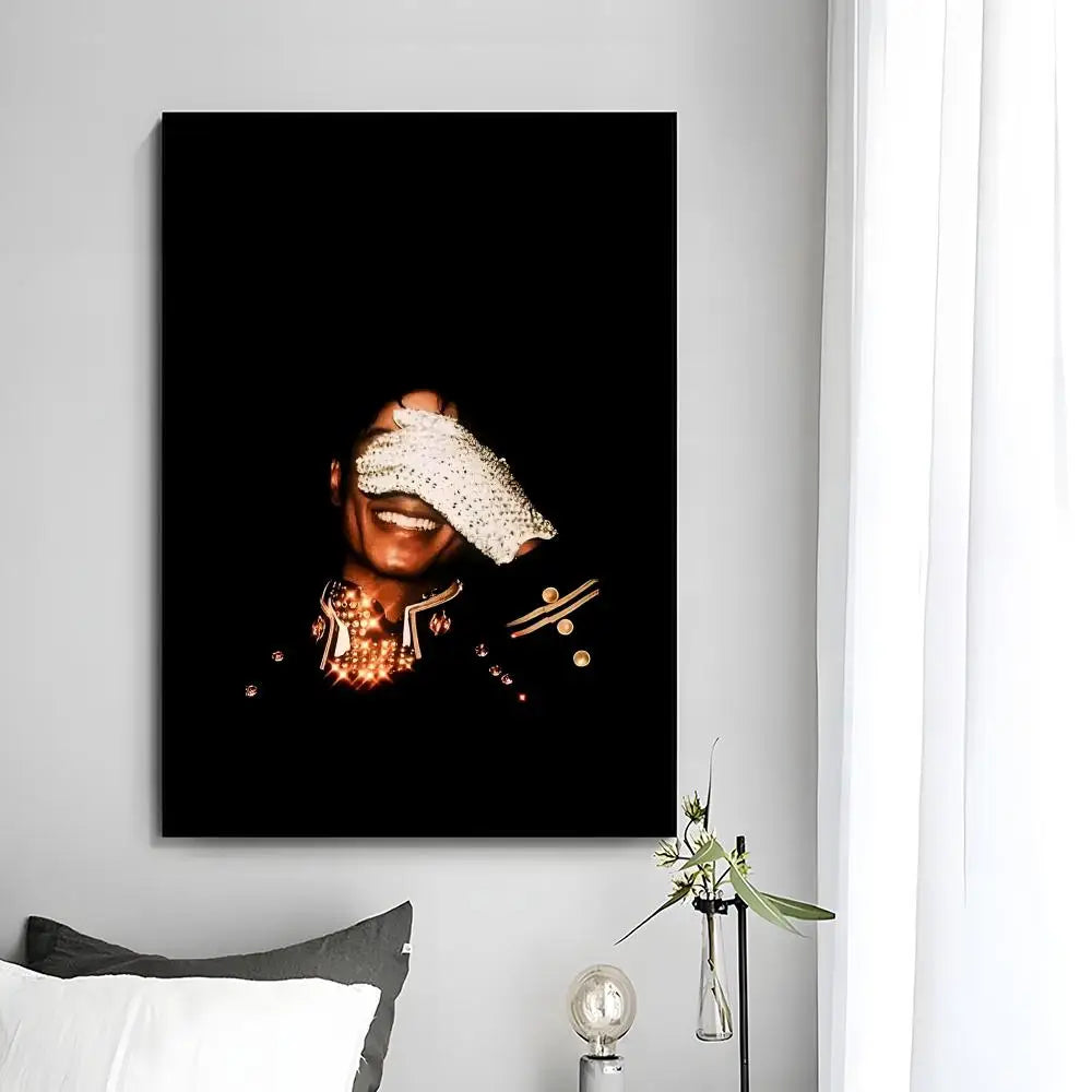 MJ Michael Jackson Poster Wall Art Print Decorative Mural Home Decor Gift Unframed