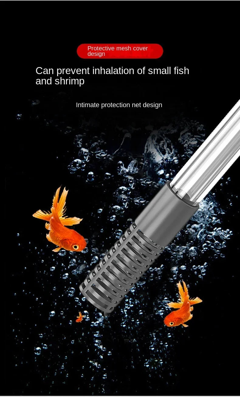 New Fish Tank Water Changer, Sand Washer, Water Pump, Fish Tank Water Absorber, Siphon Pipe, Manual Water Changer, Toilet