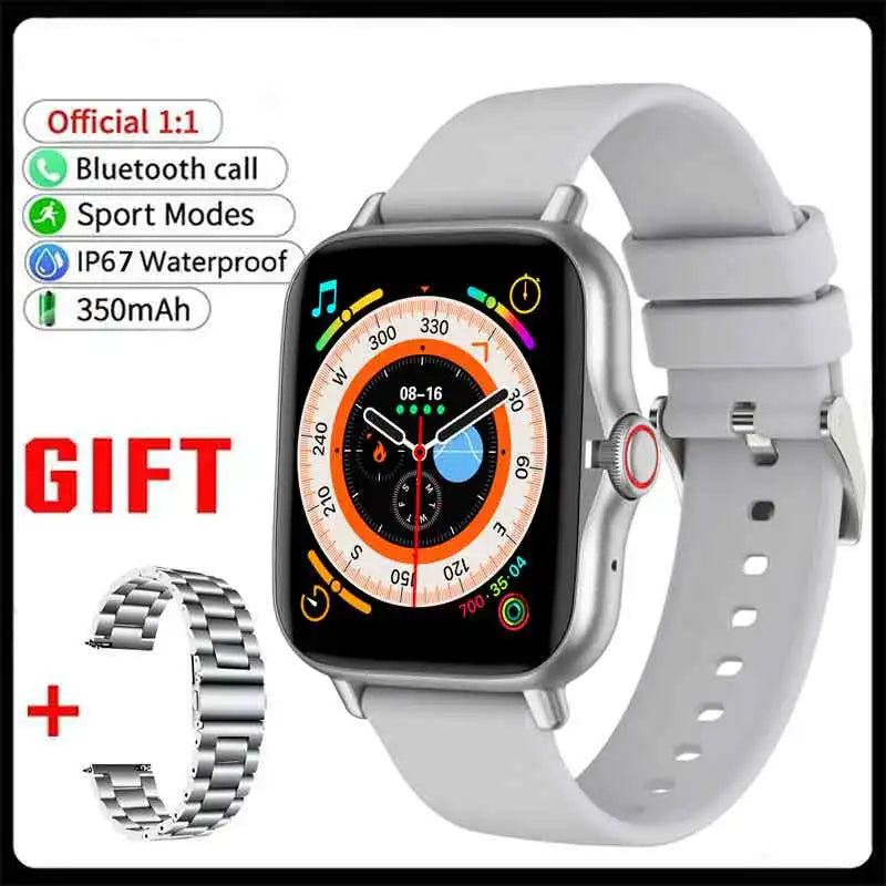 Stay stylish and connected with this versatile smartwatch designed for both men and women!