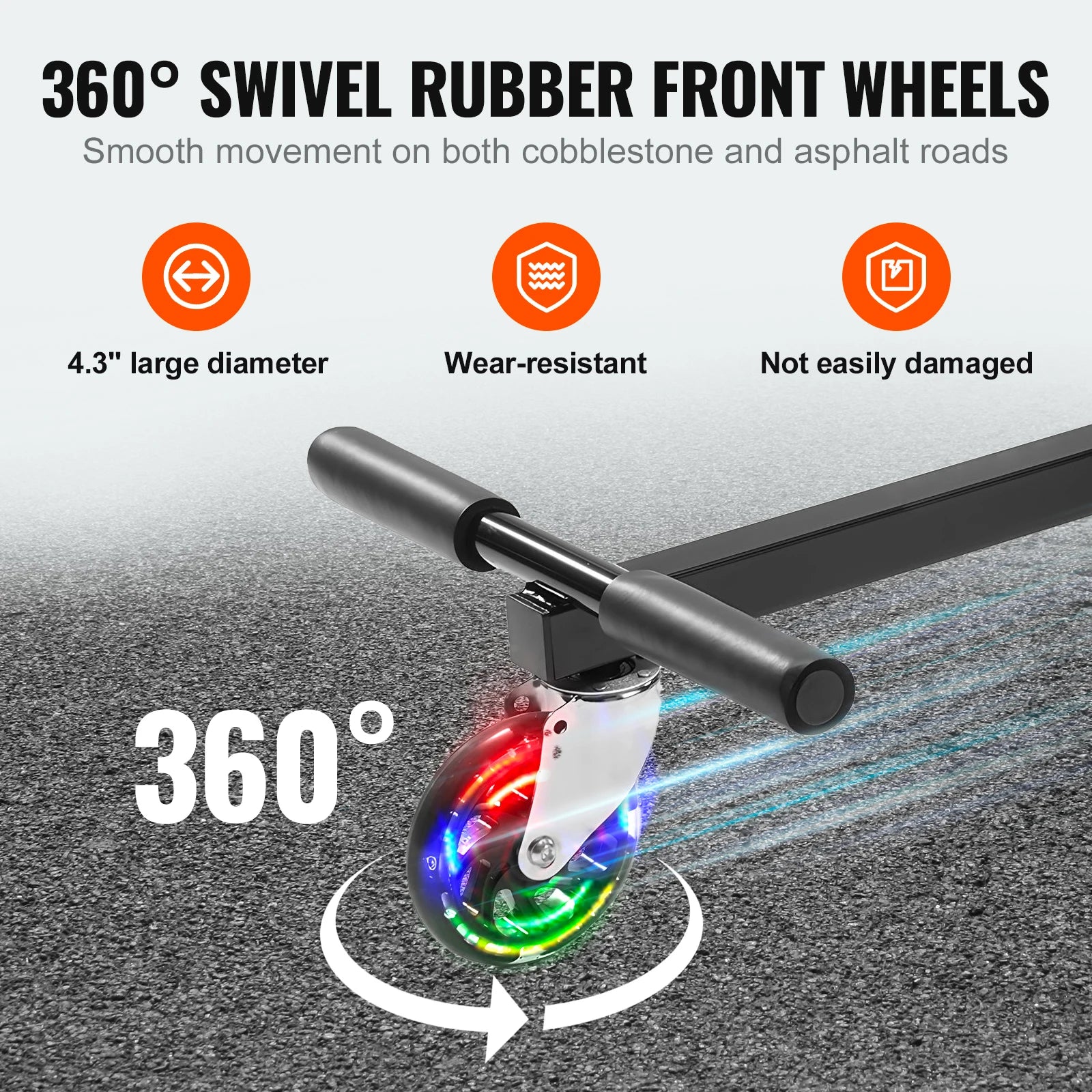 SucceBuy Hoverboard Seat Attachment for 6.5" 8" 8.5" 10" Hoverboards 220 LBS Load Capacity Hover Board Accessory for Kids