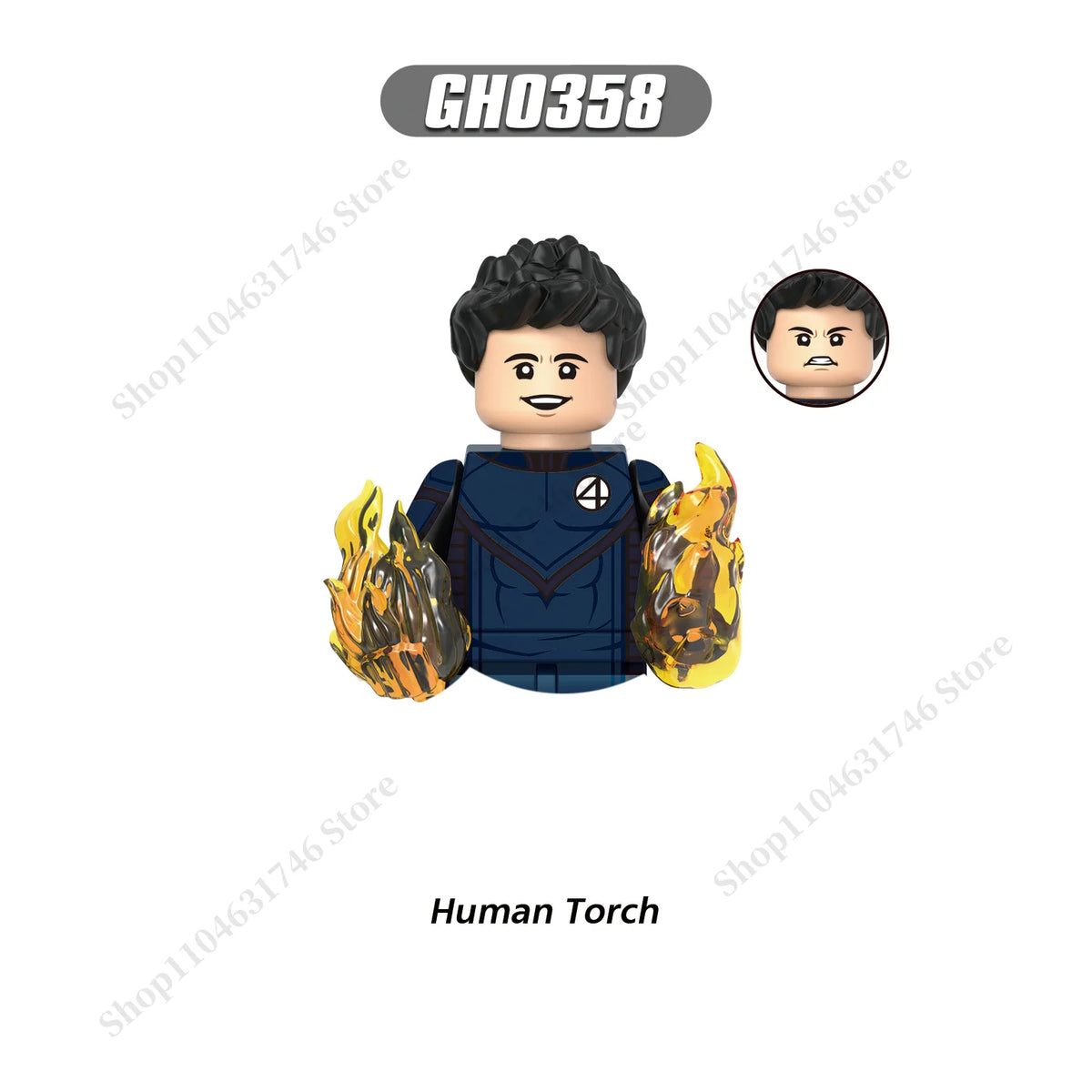 Marvel Mini assembly brick toys The Fantastic Four Superhero Building block Silver Surfer Galactus doll block toys party gifts
