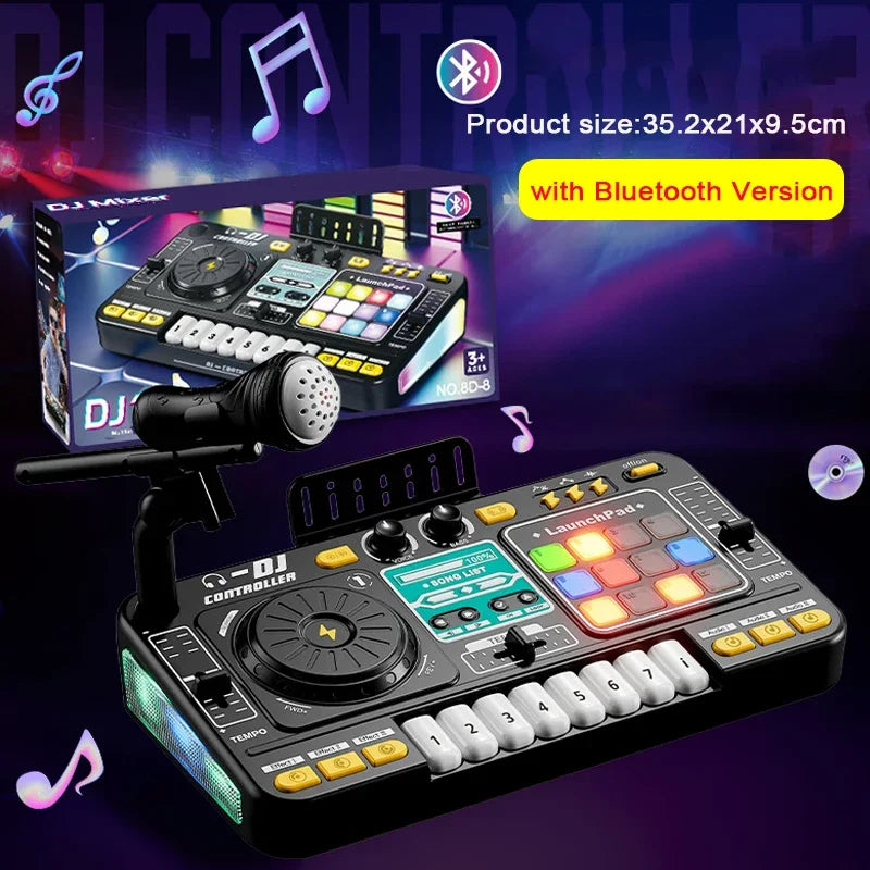 DJ Mixer with Microphone Electronic Piano Keyboard (KIDS)