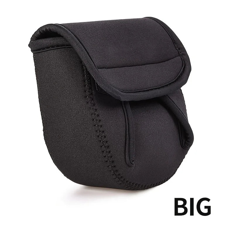 S/M/L Spinning Fishing Reel Cover with Adjustable Strap,  Outdoor Reel Bag for Bump and Scratch Protection